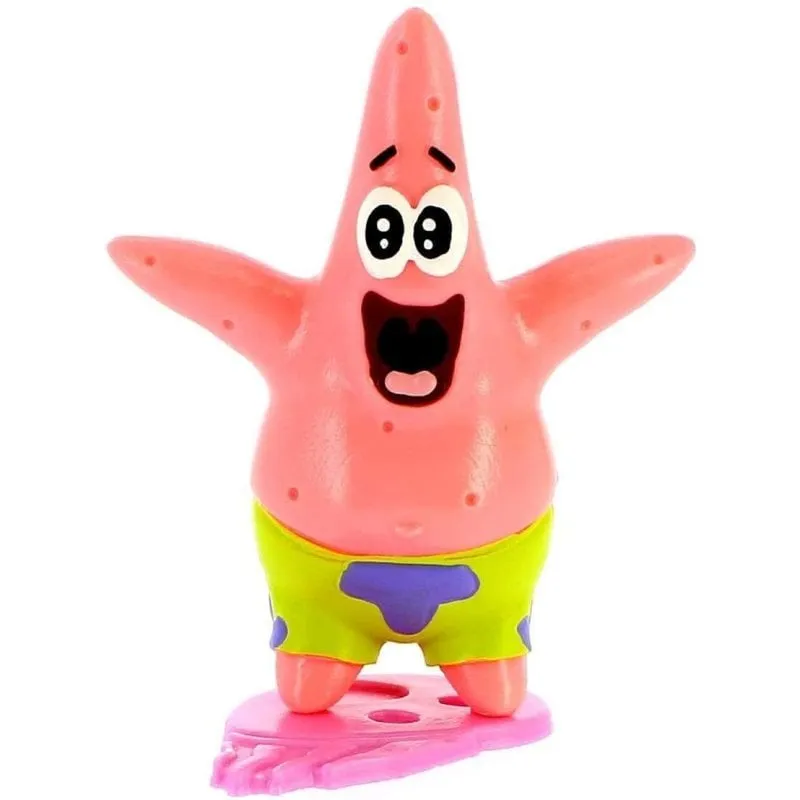 Figura Comansi Patricio Bob Esponja 8 cm Collezione Cinema