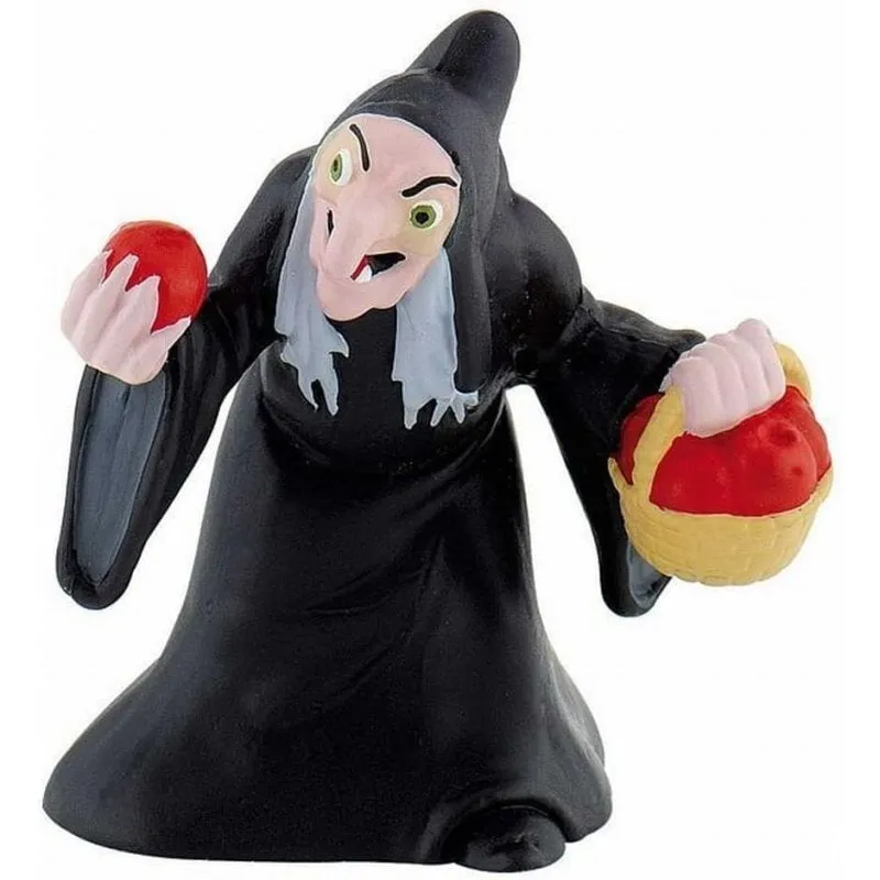 Figura Bullyland Strega Disney Biancaneve PVC 6,5 cm Dipinta a Mano