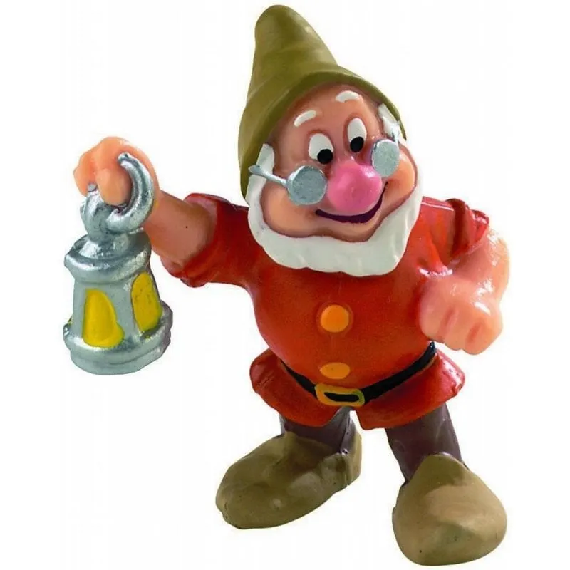 Figura Doc Bullyland Disney Biancaneve 5,5 cm con Lanterna