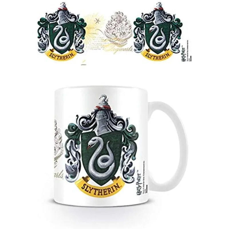 Tazza Harry Potter Slytherin Ceramica 315 ml con Stemma