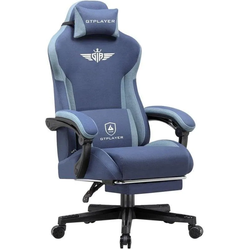 Sedia da gaming GTPLAYER Ergonomica con supporto lombare e schiena allargata