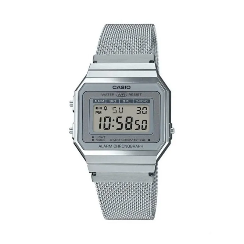 Orologio Casio Vintage A700WEM-7AEF Acciaio Inox LED Retroilluminazione