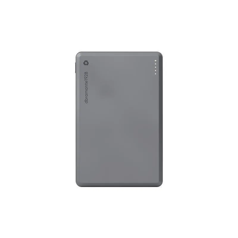 Power Bank dbramante1928 5000 mAh 20 W Ricarica Wireless Grigio