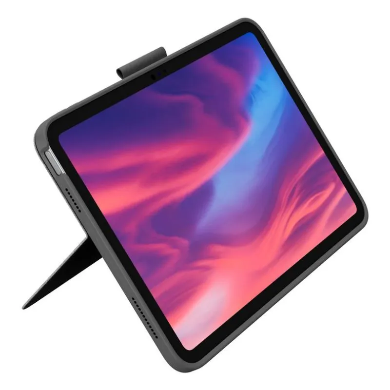Custodia per tablet Logitech Combo Touch iPad 10a generazione Grigio Oxford