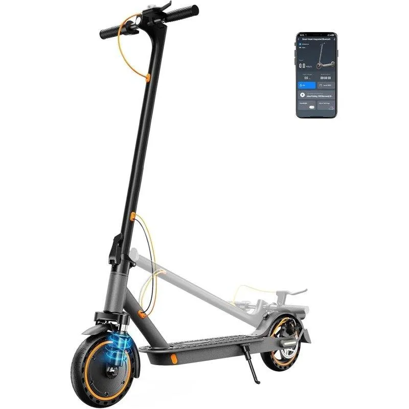 Monopattino elettrico Todimart T6s 350W Autonomia 25km Pneumatici 8,5'' Freni elettronici Nero