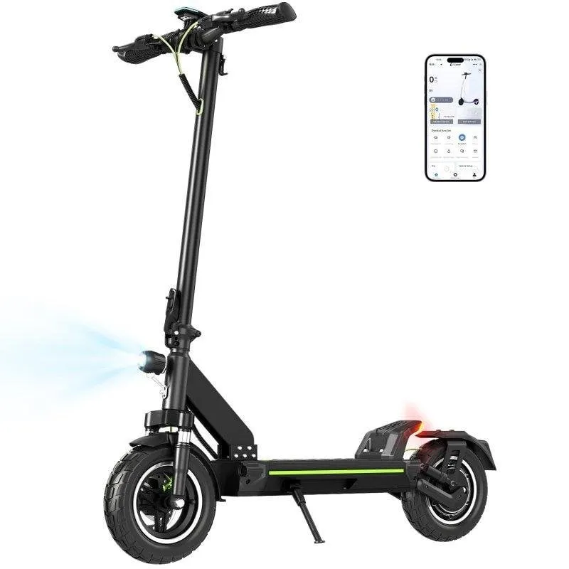 Monopattino elettrico Todimart D6 500W Autonomia 50km Pneumatici 10'' Freni Disco