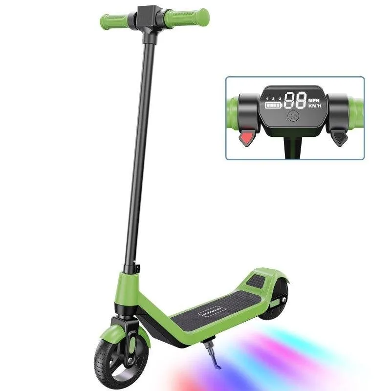 Monopattino elettrico Todimart T1 130W Autonomia 16km Ruote 6,5" Freno elettronico Blu