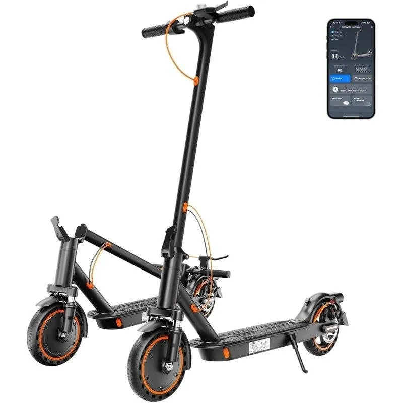 Monopattino elettrico Todimart T6 350W Autonomia 30km Pneumatici 8,5'' Freni a disco Nero