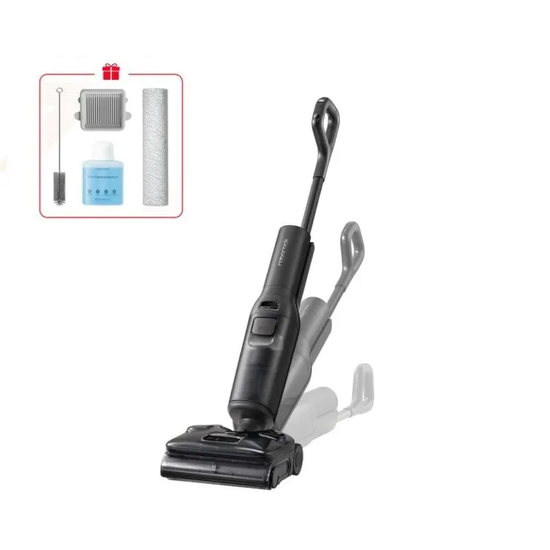 Aspirapolvere senza Fili Roborock F25 Steam 280W 80 min Autopulizia Secco e Bagnato Nero
