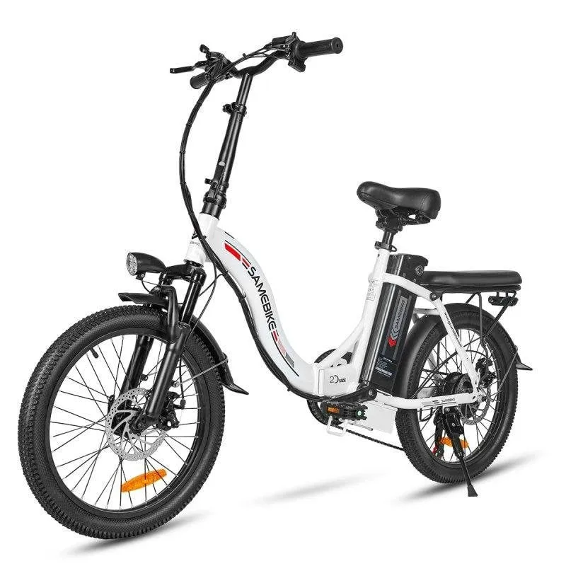 Bicicletta elettrica Samebike CY20 350W Batteria 36V Pieghevole LCD