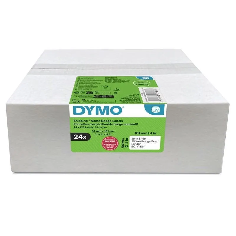 Etichetta DYMO LabelWriter 54x101 mm 24 rotoli