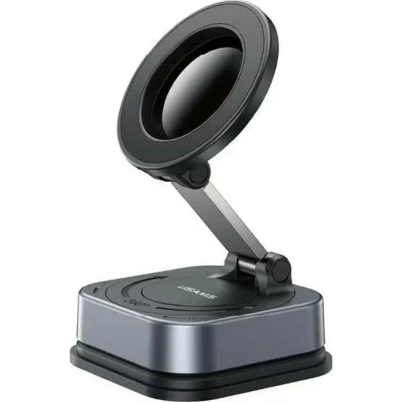Supporto magnetico per smartphone Usams US-SJ042-W rotazione 720deg ventosa