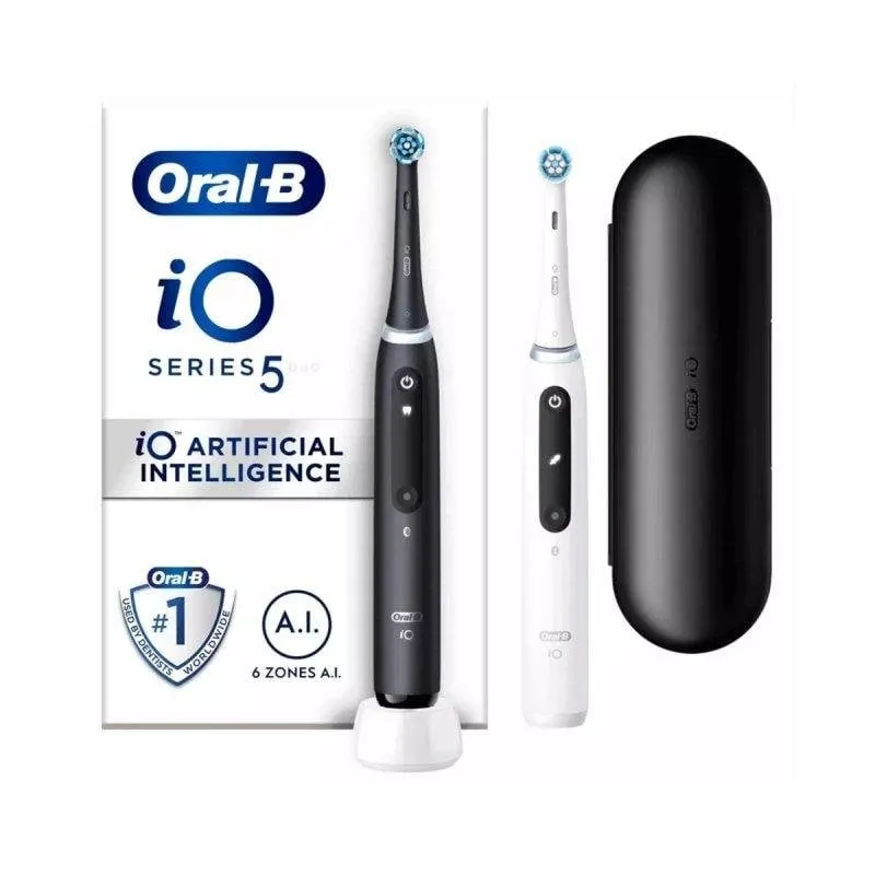 Spazzolino Elettrico Oscillante Rotante Oral-B iO Series 5 5 Modalità Sensore di Pressione