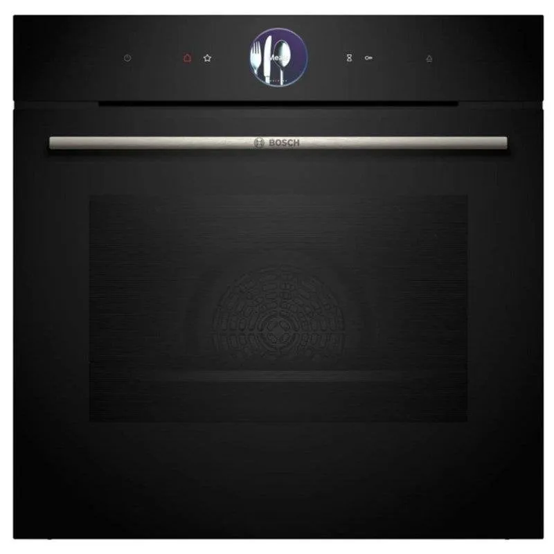 Forno da Incasso Bosch Serie 8 HRG7764B1 Pirolitico Vapore 71L 60cm A+ AirFry Nero