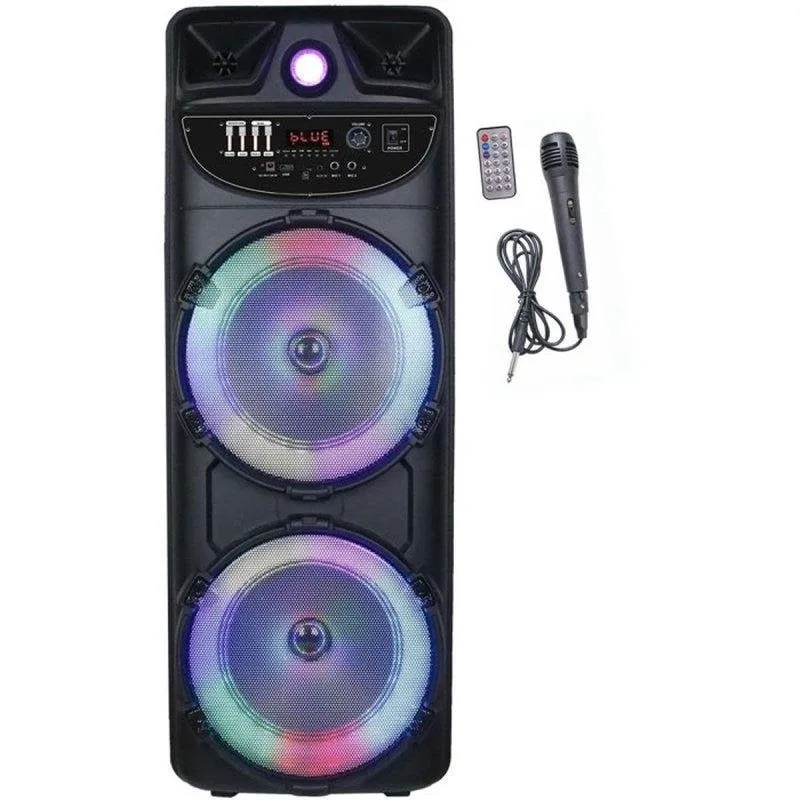 Altoparlanti Inovalley MS02-XXL-N Karaoke Bluetooth 5.0 1000W con LED e TWS