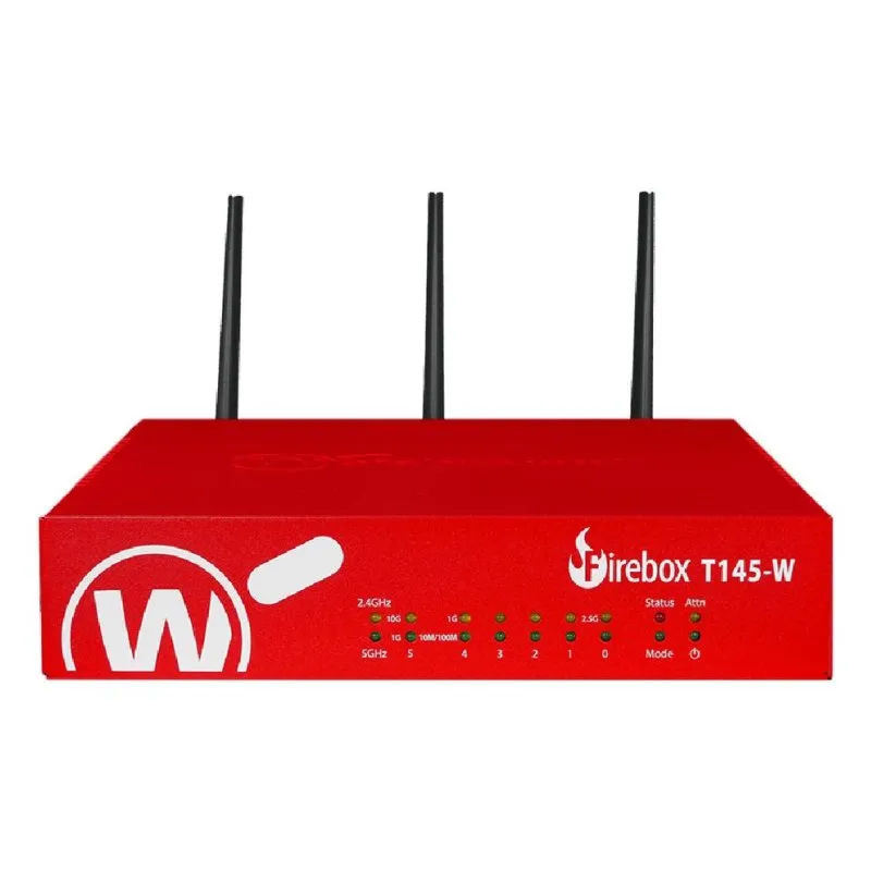 Firewall WatchGuard Firebox T145-W Wi-Fi 7 5 porte GbE 0,71 Gbit/s