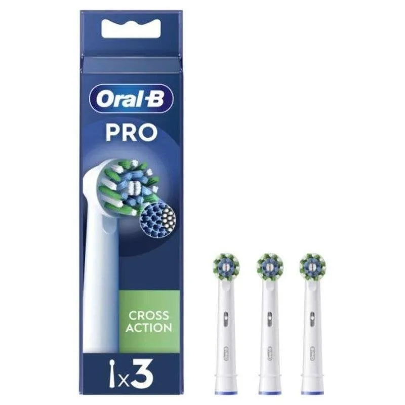 Testine di Ricambio Oral-B Pro Cross Action 3 Unità Filamenti a X