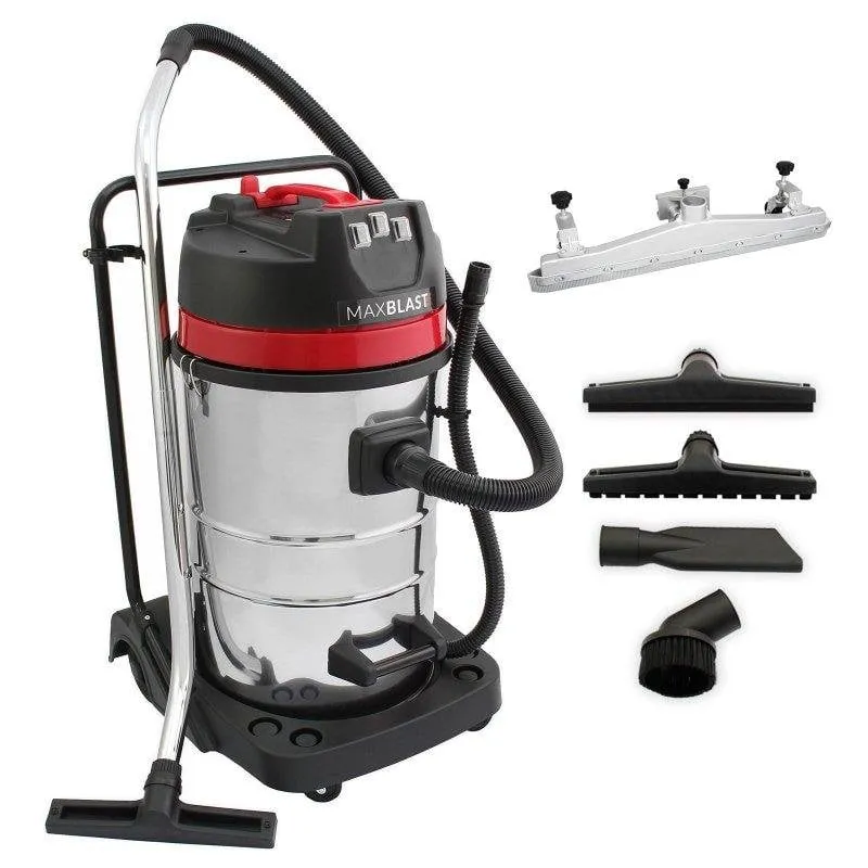 Aspirapolvere Industriale Monster Maxblast 3000W 80L con Accessorio Trascinamento
