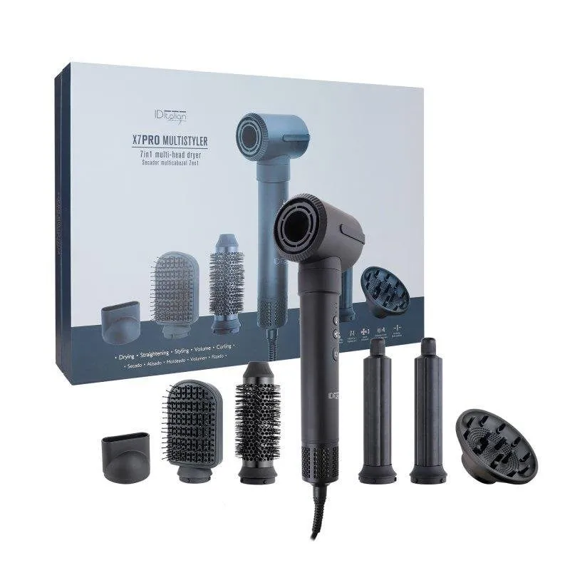 Phon Professionale Ionico Italian Design X7 Pro 1300W 4 Temperature 3 Velocità 7 Accessori