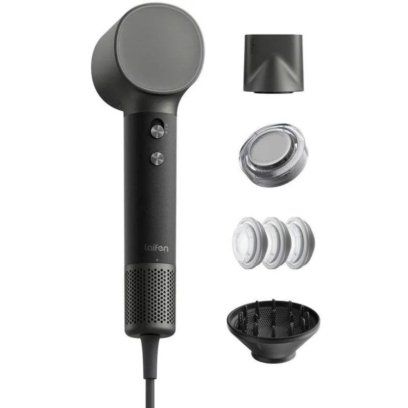 Phon Ionico Laifen Neo Special 1500W 5 Temperature 59dB Accessori Nero Onyx