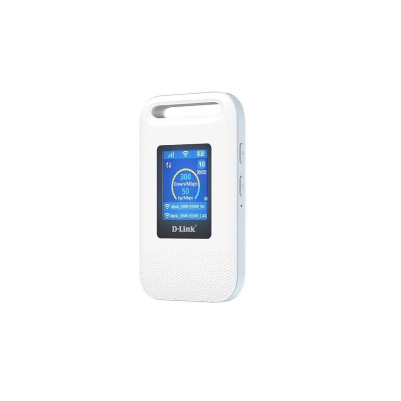 Router D-Link DWR-933W 4G LTE WiFi 6 600 Mbps portatile con batteria