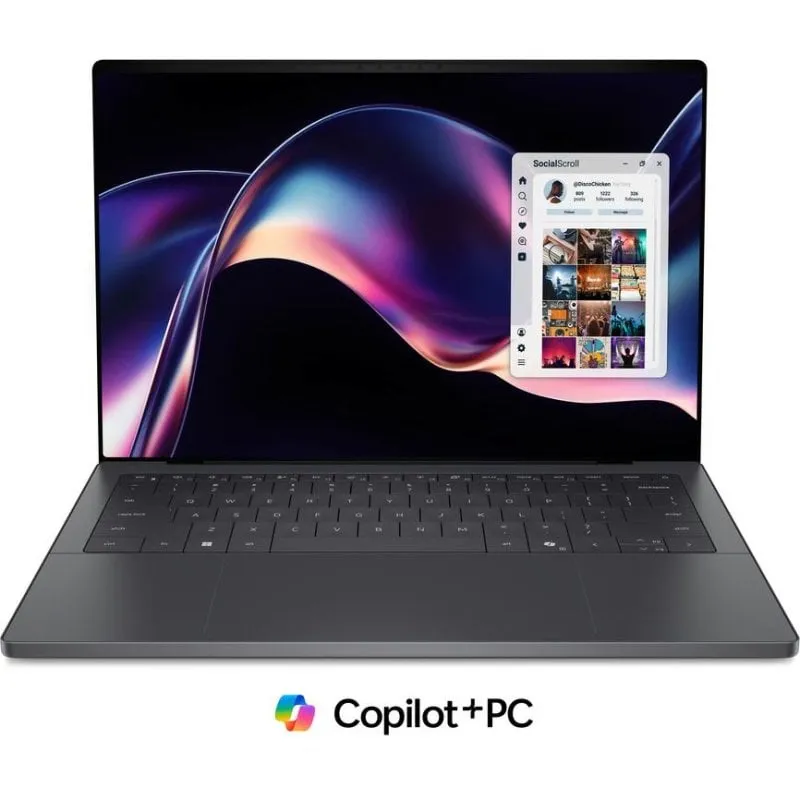 Portatile DELL XPS 14 DA14260 14" Intel Core Ultra X7 358H 32GB 1TB SSD Intel Arc B390 Windows 11 Pro