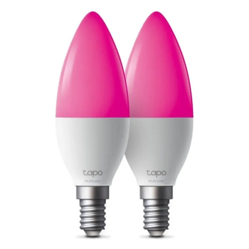 Lampadina intelligente TP-Link Tapo L430C E14 4,8W RGB 2500-6500K Pack 2