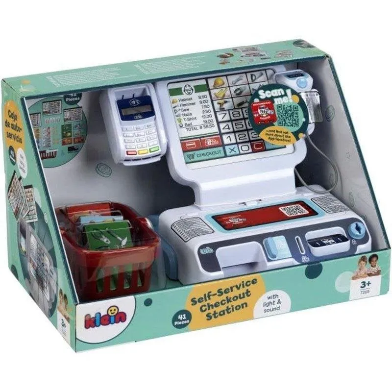 Cassa registratrice Klein My Market 7265 Display retroilluminato Scanner Suoni e Luci