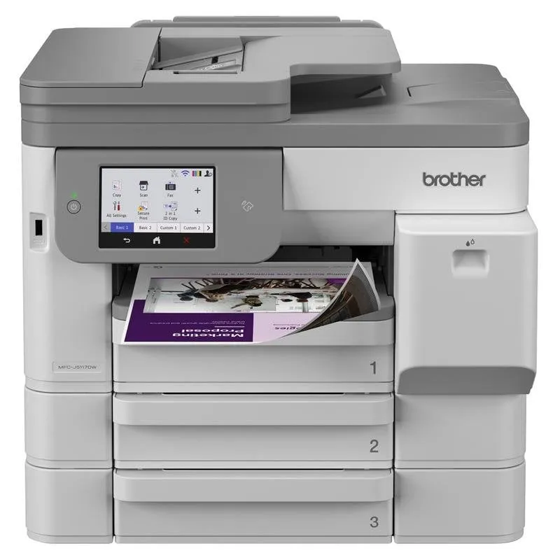 Multifunzione Brother MFC-J5117DW Inkjet Colore WiFi Fax Duplex A3