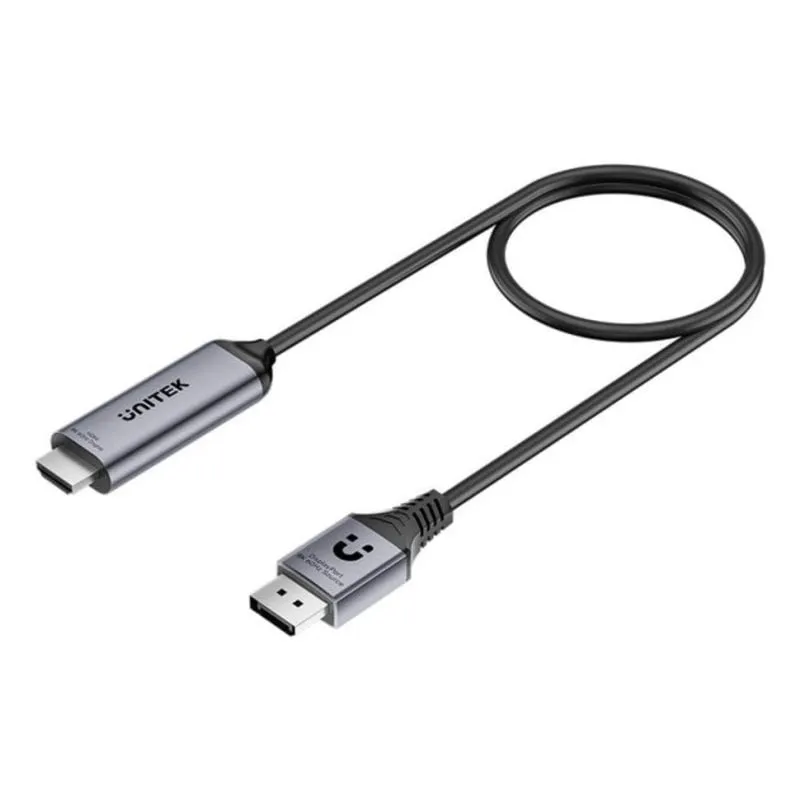 Cavo DisplayPort 1.4 a HDMI 2.1 Unitek 8K Ultra HD 1,8 m