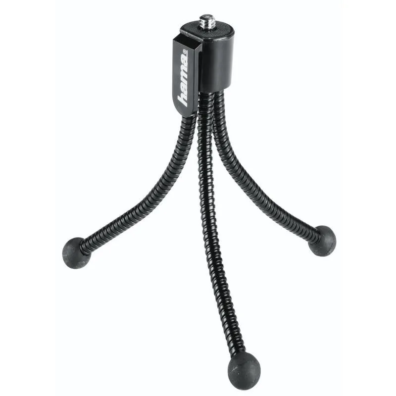 Mini Treppiede flessibile Hama Flexi con Piedi Articolati e Clip per Smartphone