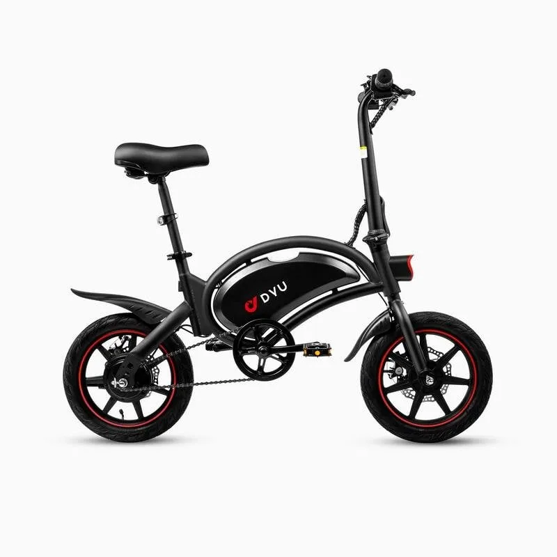 Bicicletta elettrica pieghevole DYU D3F 14" autonomia 50 km
