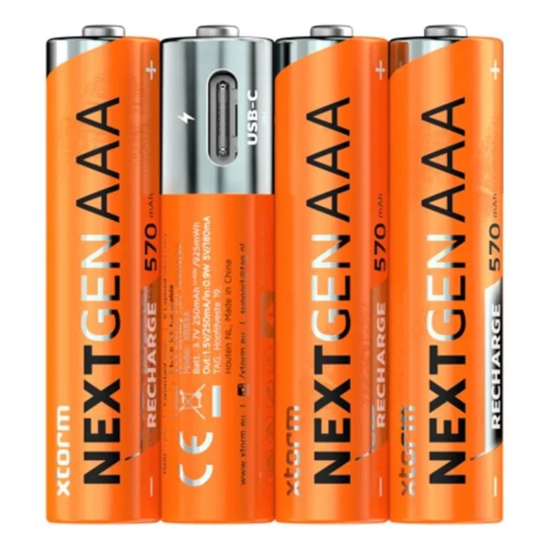 Pila Xtorm XNG3AB4 AAA ricaricabile 3,7 V 570 mAh (4 pezzi)