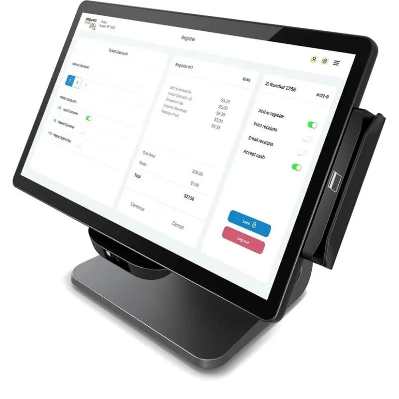 Terminale POS Elo E-Series 3 Intel N97 8GB 128GB SSD 15,6" Touch