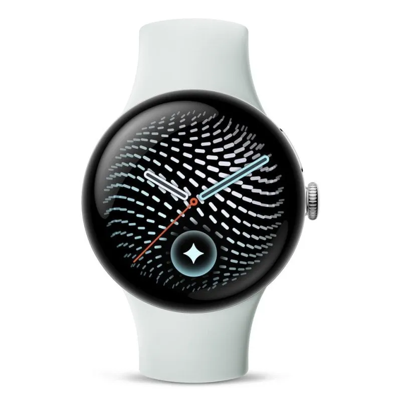 Google Pixel Watch 5 Bluetooth GPS NFC 41mm Argento Cinturino Grigio S/M