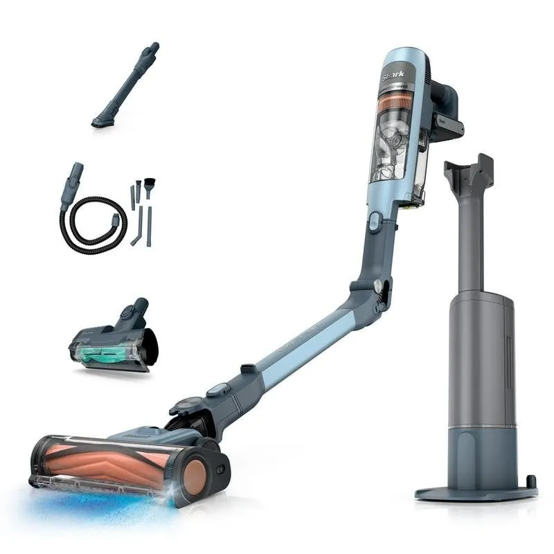 Aspirapolvere senza Fili Shark IA3244EUT 350W 60 minuti Anti-groviglio HEPA Blu Ghiaccio