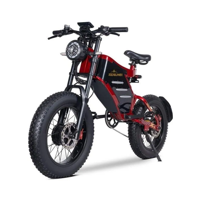 Bicicletta Elettrica RZOGUWEX X7 Doppio Motore 2000W 48V 30Ah 20 Pollici