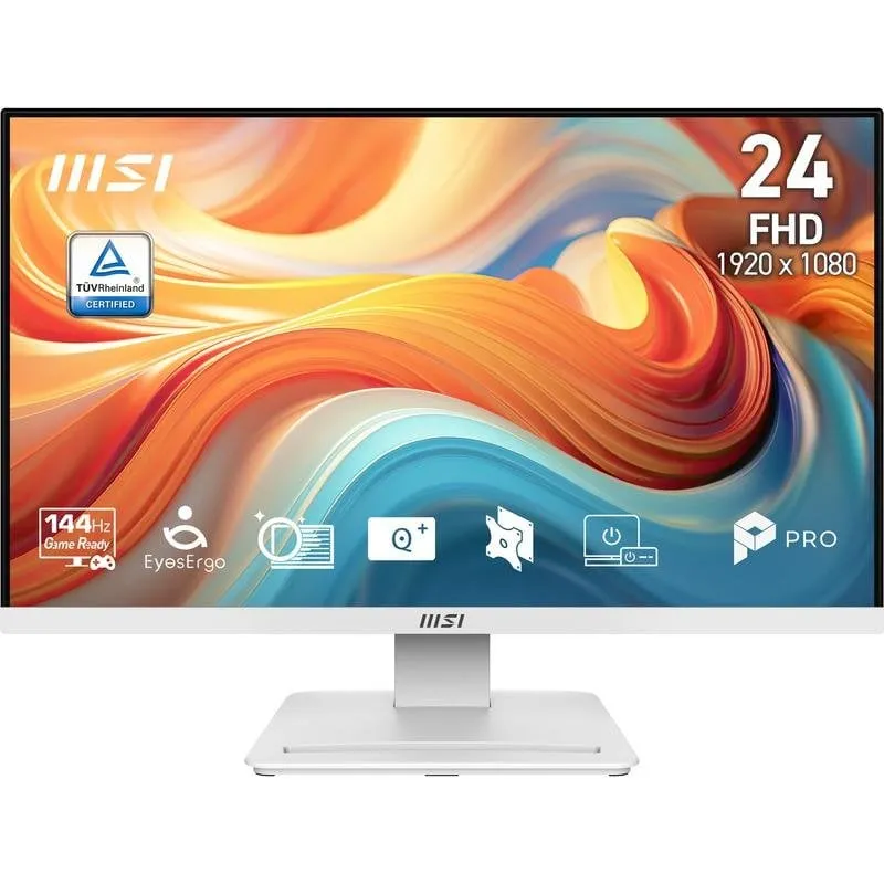 Monitor PC MSI Pro MP241W E14V 23,8" FullHD 144Hz VA FreeSync 4ms Bianco