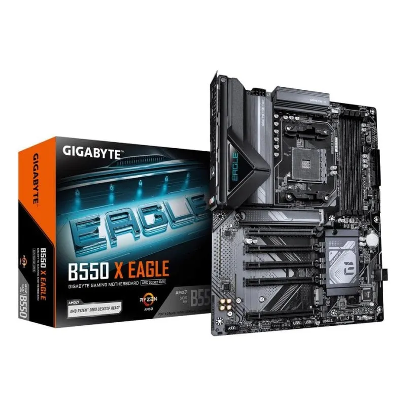 Scheda Madre Gigabyte B550 X EAGLE AMD B550 AM4 DDR4 ATX 2.5GbE RGB