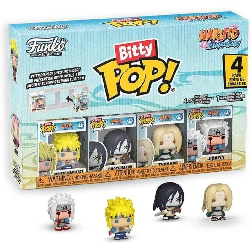 Figura Funko Bitty Pop! Naruto Shippuden Team 2 4 Mini Vinile