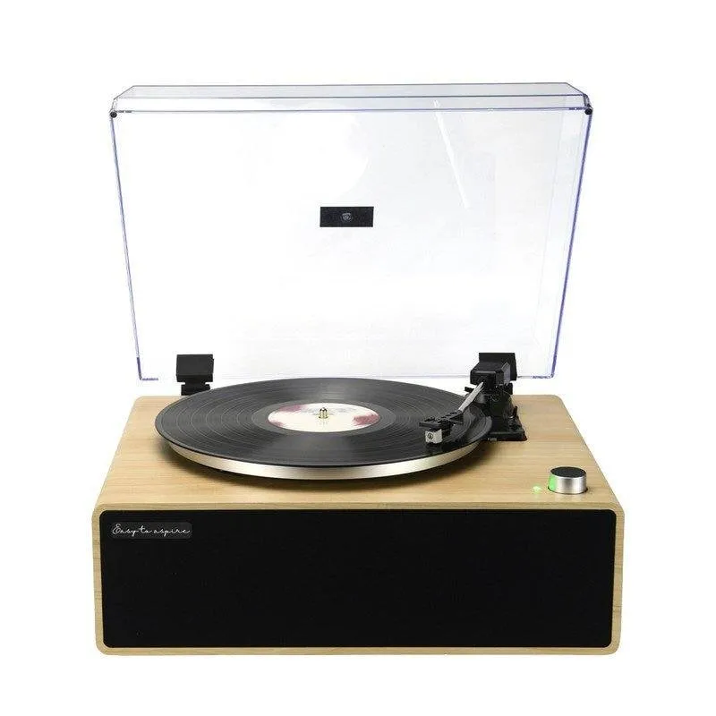 Giradischi Prixton Symphony 22W RMS Bluetooth 5.4 Altoparlanti Stereo Camera Acustica