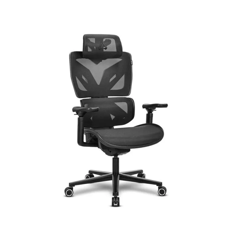 Sedia ufficio e gaming Alpha Gamer Wave Reclinabile con braccioli 3D