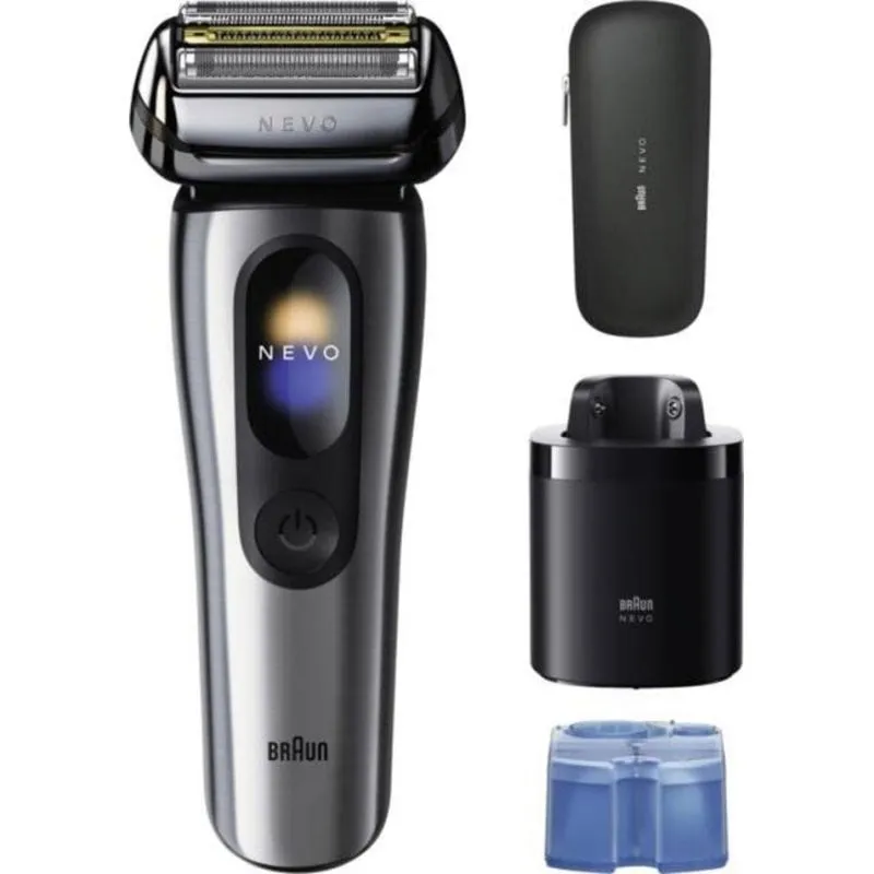 Rasoio Viso Braun 917667 Senza Fili 60min Wet & Dry 5 Lame Rifinitore