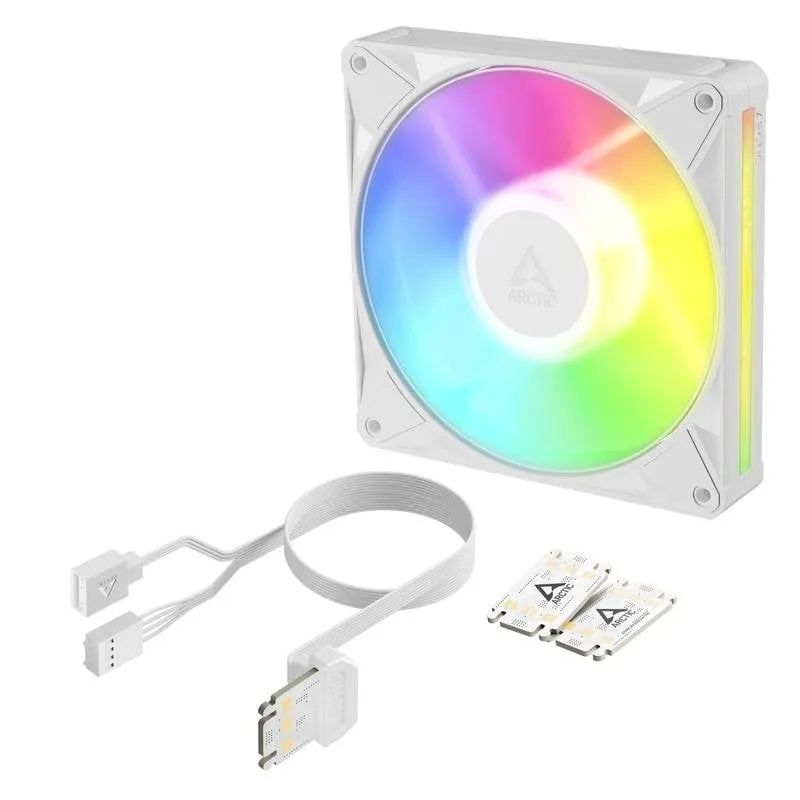 Ventola Artic BioniX P14 A-RGB Raffreddamento ad Aria 140 mm LED RGB 400-2500 RPM Bianco