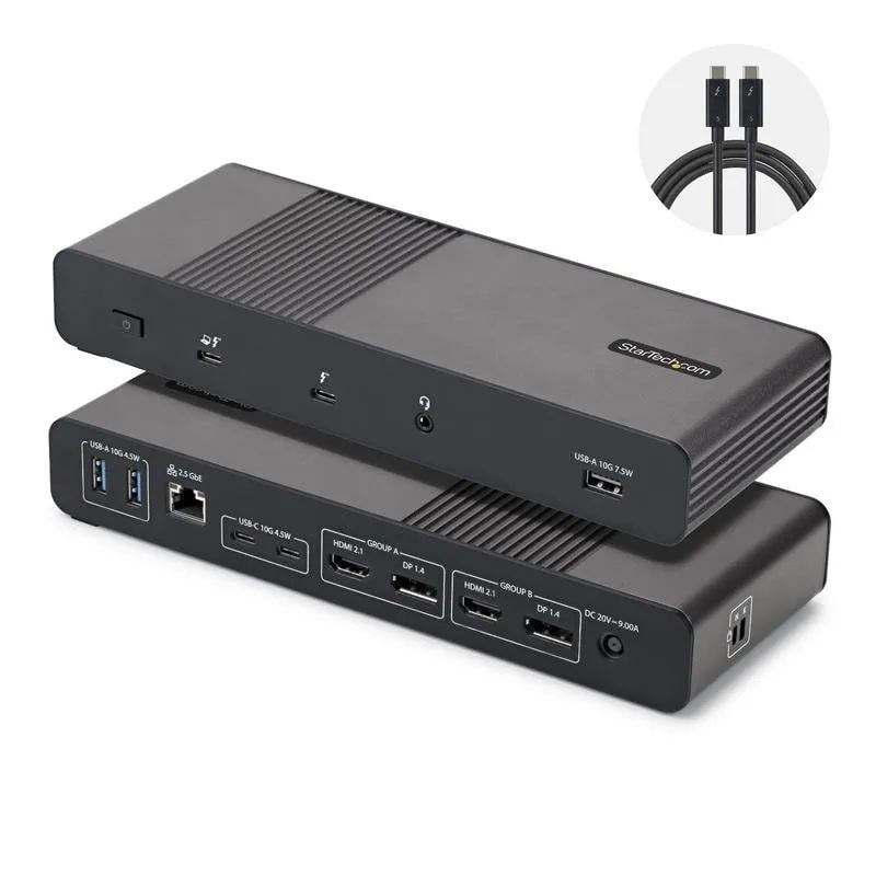 Dock Thunderbolt 5 StarTech.com 4 display 140W USB4
