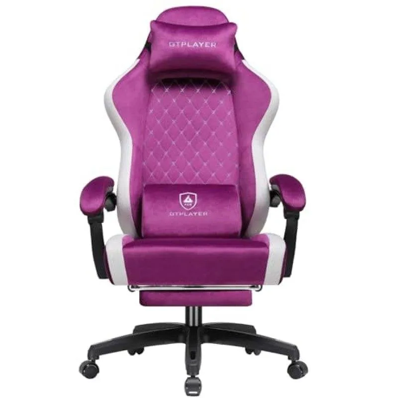 Sedia gaming GTPLAYER traspirante large con poggiapiedi