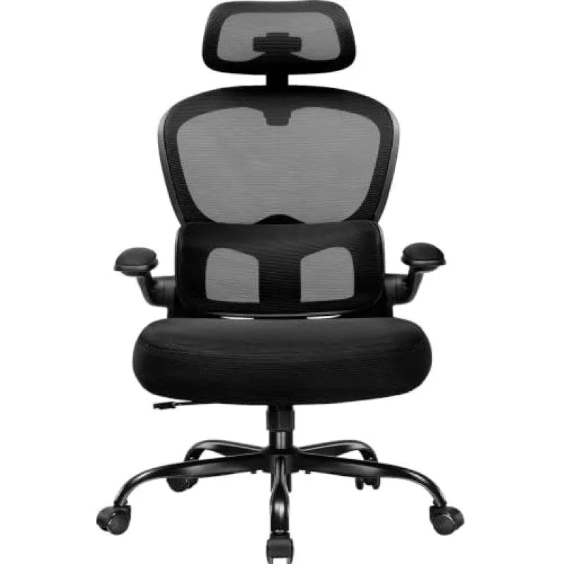 Sedia da ufficio ergonomica GTPLAYER con poggiatesta 3D e braccioli pieghevoli