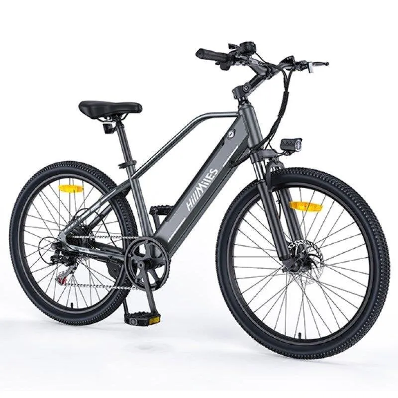 Bicicletta Elettrica HillMiles MileTrail 1 Grigio 250W 36V 13Ah 25km/h 7 velocità
