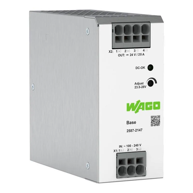 Alimentatore Wago 2587-2147 Grigio 56 mm x 125 mm 1,15 kg