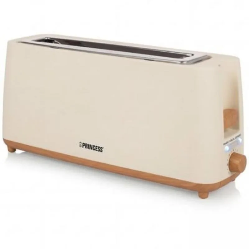 Tostapane Princess 142410 1 fessura lunga 900 W 7 livelli Scongelamento Beige